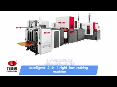 Máquina de hacer cajas rígidas automática completa