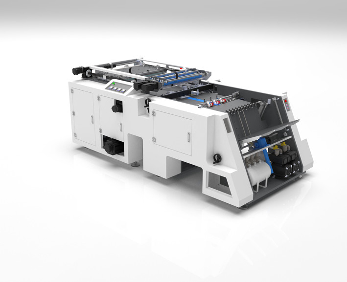 Máquina automática de estampado de papel de papel caliente para papel de embalaje de gama completa, estampado de colores