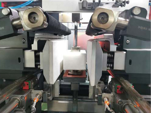 2 en 1 Máquina para formar cajas rígidas de doble cabeza de cartón