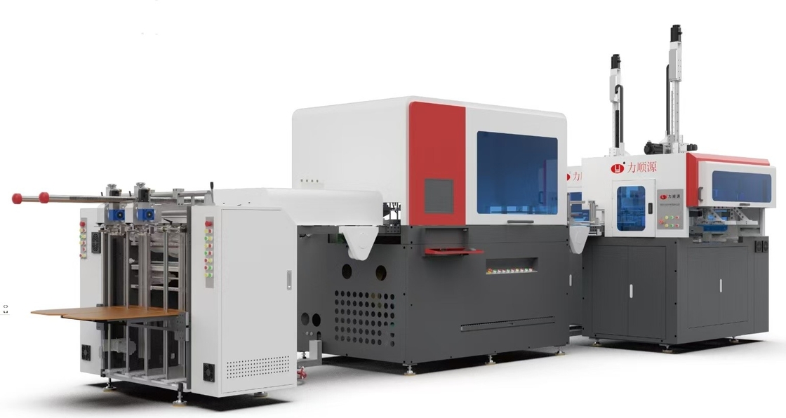 Máquina de fabricación de cajas rígidas automática de alta velocidad inteligente multifunción 2 en 1 50-70pcs/min