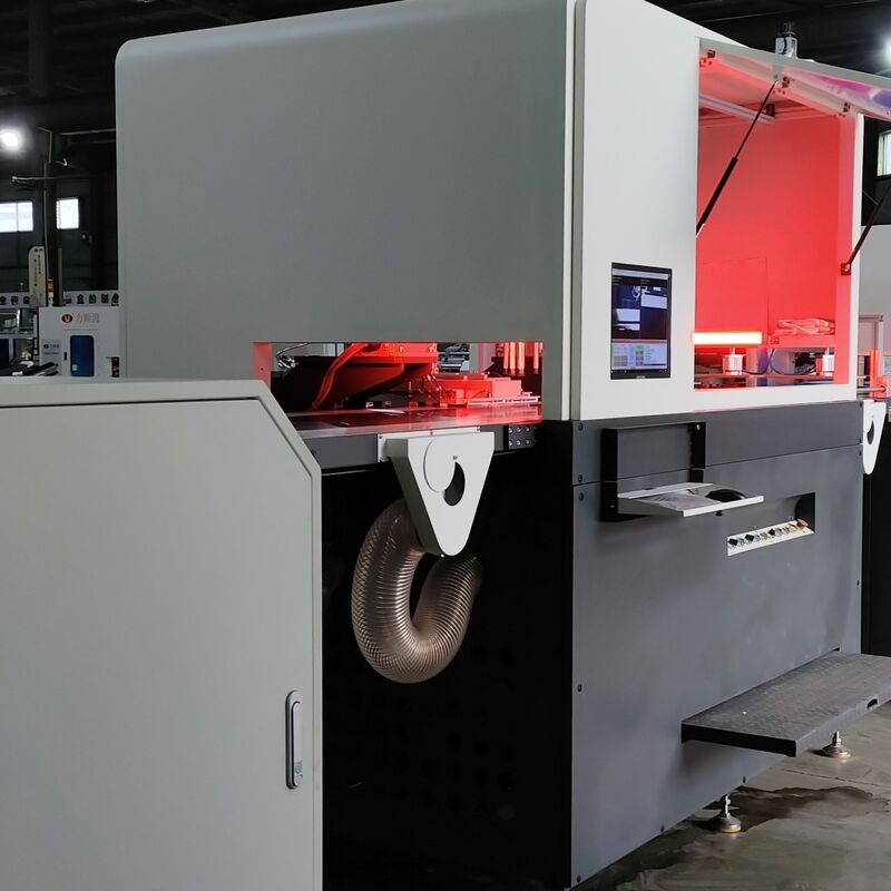 Línea de producción de cajas rígidas 2 en 1 Intellegent 3000CZ, 70 piezas/min, bajo consumo de energía