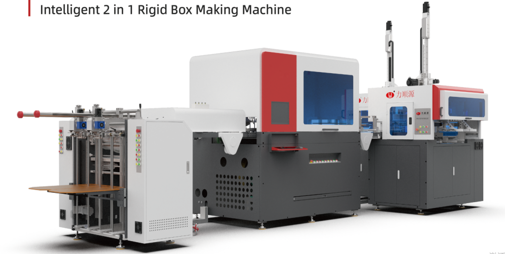 LY- HB3000A Máquina Inteligente 2 en 1 para Fabricar Cajas Rígidas (con funciones de burbuja de presión) Máquina formadora de cajas/ Máquina para cajas rígidas/ Máquina para fabricar cajas cosméticas/ Máquina automática para fabricar cajas rígidas