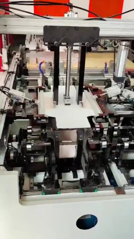 Máquina automática de plegado de cajas de papel corrugado para hacer cajas de paquetes