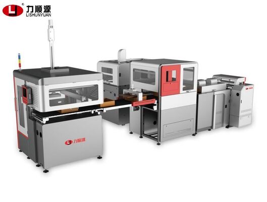 LY-HB1200CN Línea de producción de cajas rígidas inteligentes de alta velocidad 20-30pcs/min
