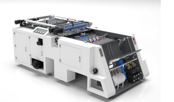 High precision Hot Foiling Stamping Machine with laser sensor and double side gauge for flat and 3D stamping on packaging paper