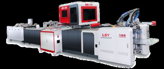 Máquina LY-4510C-PK que ofrece posicionamiento de alta precisión y alimentación servo modular para fabricación de cubiertas duras