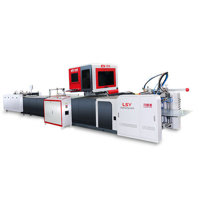 LY-4510C-PK Máquina de fabricación automática de tapa dura Máquina de posicionamiento visual Máquina de fabricación de caja Máquina automática Máquina de fabricación de tapa dura Máquina de fabricación de caja
