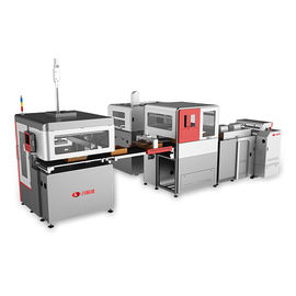 La joyería completamente automática encajona las cajas electrónicas de los productos que hacen la máquina con el sistema del trazo de la cámara
