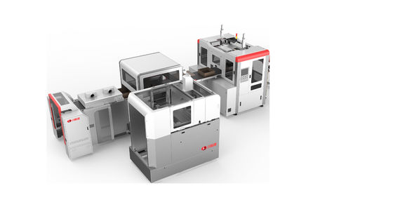 La máquina rígida inteligente de alta velocidad de la fabricación de cajas 35-45pcs/min de LY-HB2500CK para el maquillaje/la joyería/el vino encajona la fabricación