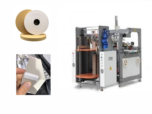 De cinta de papel blanco del uso amplio para la máquina que pega de la esquina automática/pegar la esquina de la caja